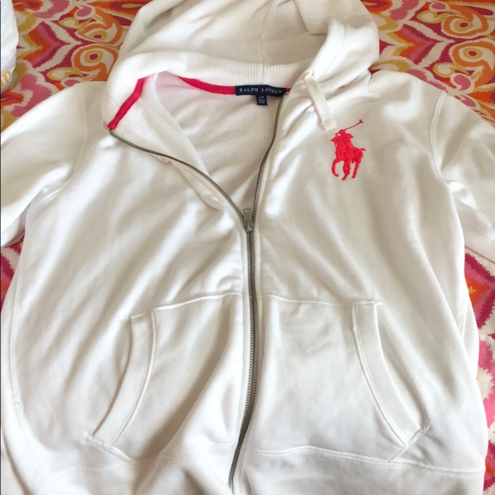 Polo Ralph Lauren Women’s Big Pony Zip Up Hoodie